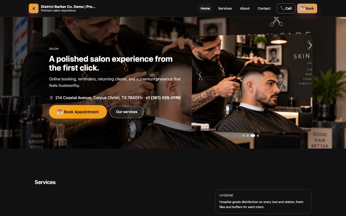 District Barber Co. preview